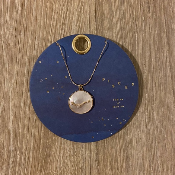 Zodiac Pisces Pendant Necklace 